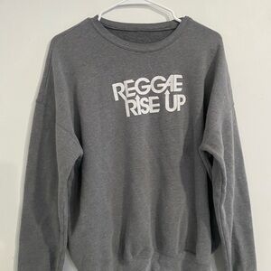Gray 'Reggae Rise Up' Sweatshirt